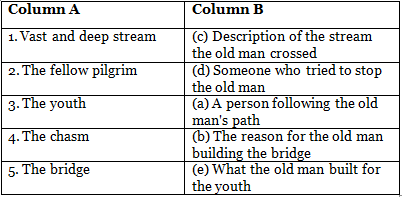 The Bridge Builder Class 7 Worksheet Buzzword