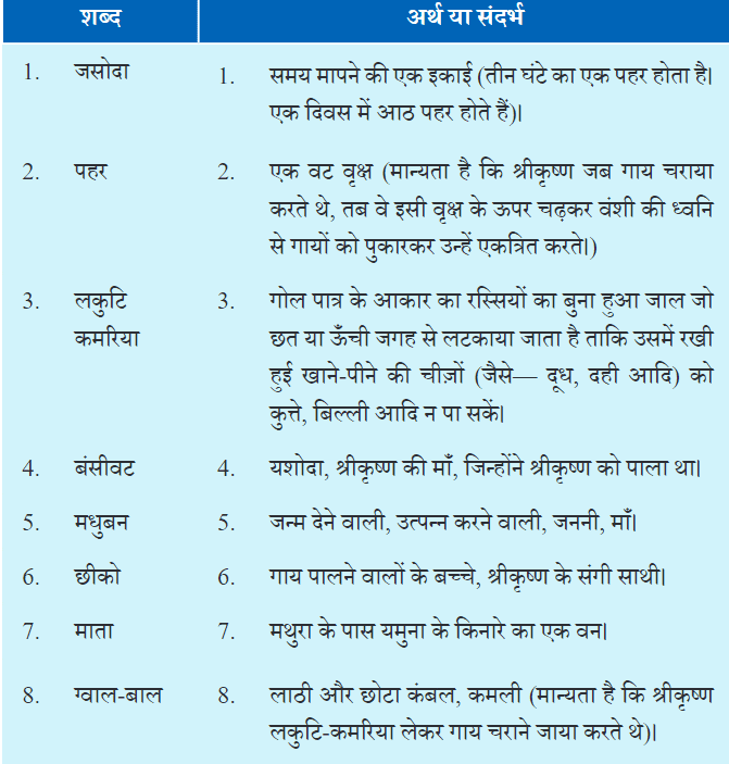 मैया मैं नहिं माखन खायो NCERT Solutions | Hindi for Class 6