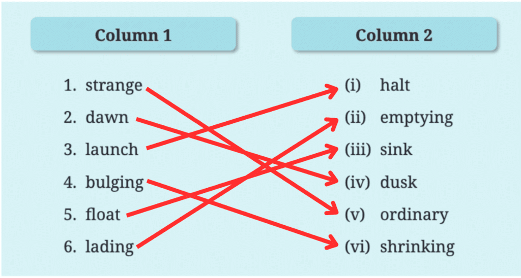 NCERT Solutions for Class 7 English Unit 3 Paper Boats