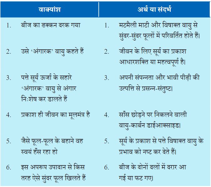 पेड़ की बात NCERT Solutions | Hindi for Class 6