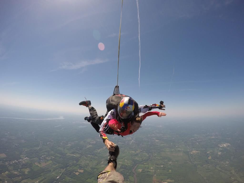 Fig: Sky diving