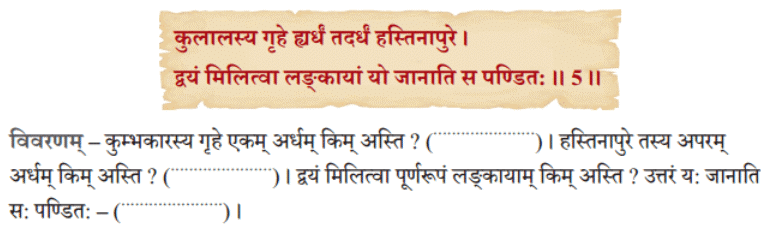 यो जानाति सः पण्डित: Chapter Notes | Sanskrit for class 6