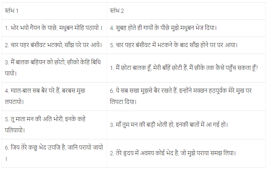 मैया मैं नहिं माखन खायो NCERT Solutions | Hindi for Class 6