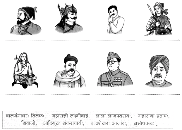 Worksheet: शूराः वयं धीराः वयम् | Sanskrit for class 6
