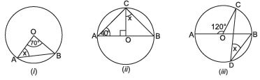 Class 9 Maths Chapter 10 Practice Question Answers - Circles