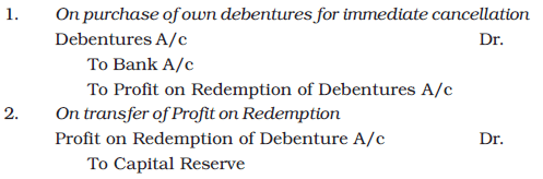 Issue and Redemption of Debentures Chapter Notes | Accountancy Class 12 - Commerce