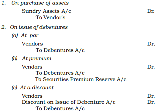 Issue and Redemption of Debentures Chapter Notes | Accountancy Class 12 - Commerce