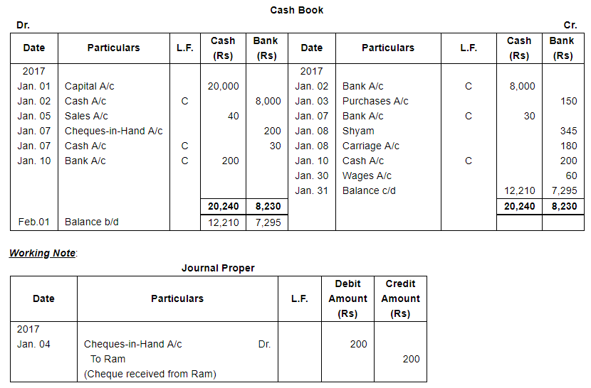 Book of Original Entry - Cash Book (Part - 2) - Commerce