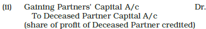 Reconstitution of a Partnership Firm : Retirement/Death of a Partner Chapter Notes | Accountancy Class 12 - Commerce