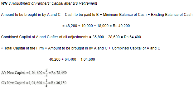 Retirement/Death of a Partner (Part - 3) | Accountancy Class 12 - Commerce