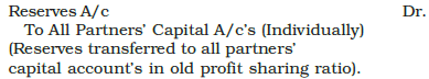 Reconstitution of a Partnership Firm : Retirement/Death of a Partner Chapter Notes | Accountancy Class 12 - Commerce