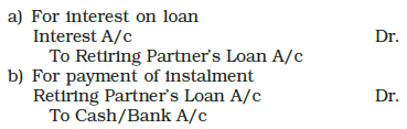 Reconstitution of a Partnership Firm : Retirement/Death of a Partner Chapter Notes | Accountancy Class 12 - Commerce