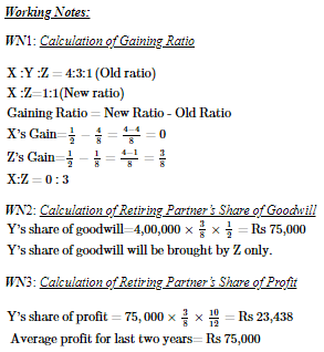 Retirement/Death of a Partner (Part - 4) | Accountancy Class 12 - Commerce
