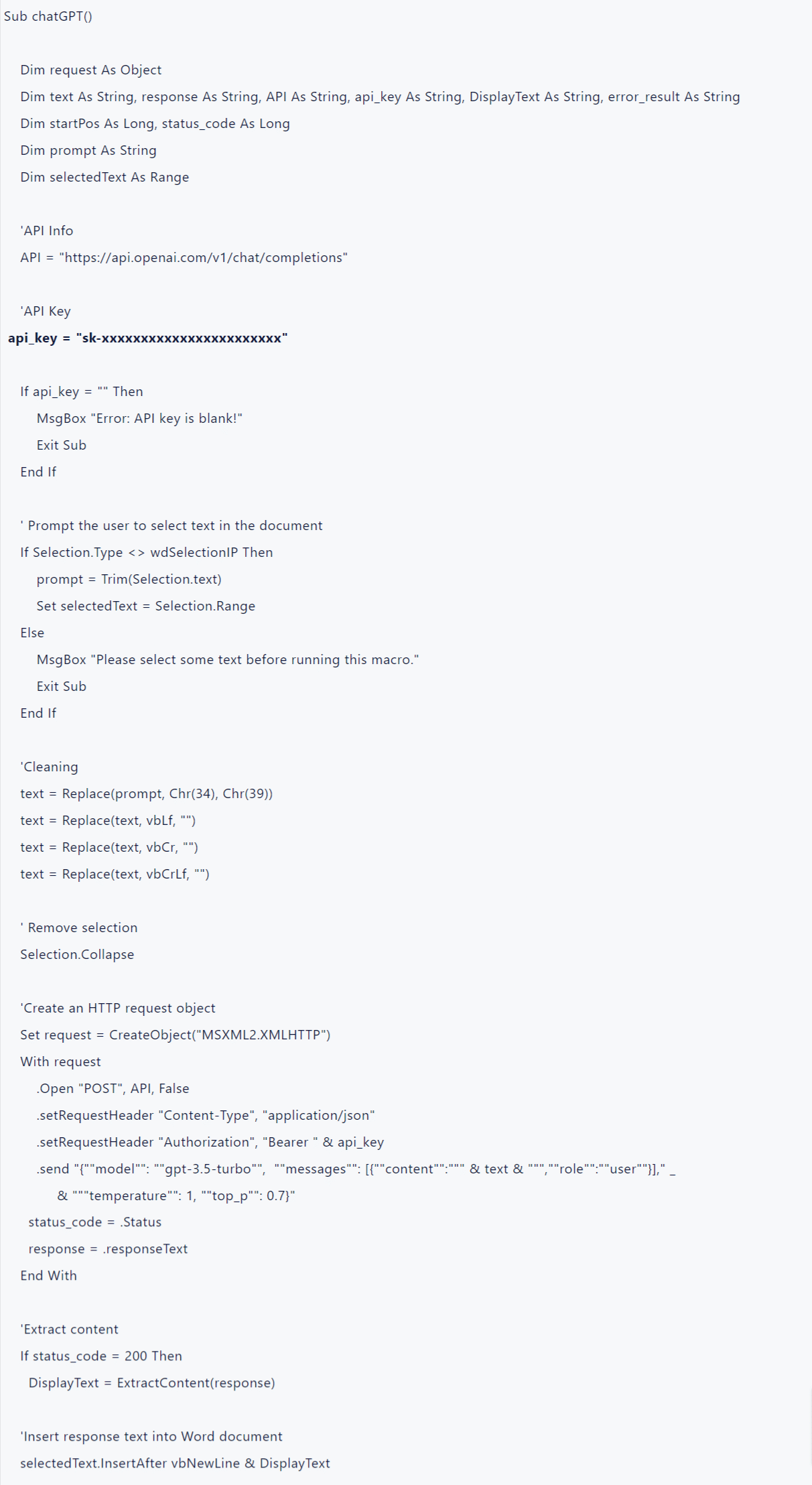 ChatGPT For Microsoft Word | ChatGPT for Professionals - Software Development