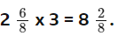 Multiply mixed numbers by an integer | Year 5 Mathematics