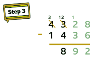Subtract up to 4-digit numbers | Year 5 Mathematics