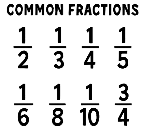 Common Fractions