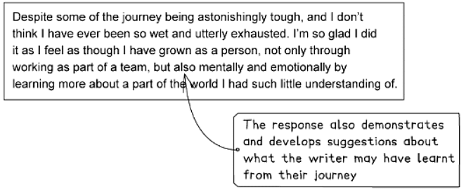 Question 3 Demo Answer: Journal | English Language for GCSE/IGCSE - Class 10