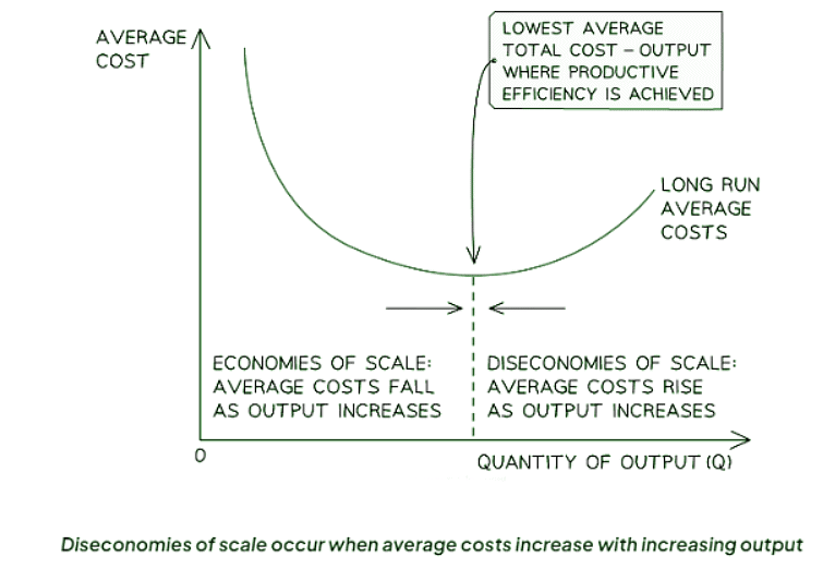 Diseconomies of Scale | Business Studies for GCSE/IGCSE - Class 10