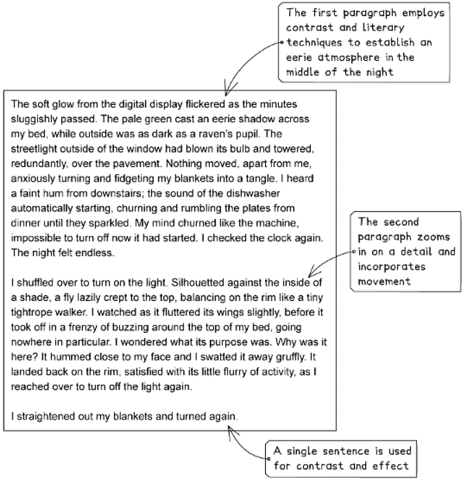Demo Answer: Descriptive Writing | English Language for GCSE/IGCSE - Class 10