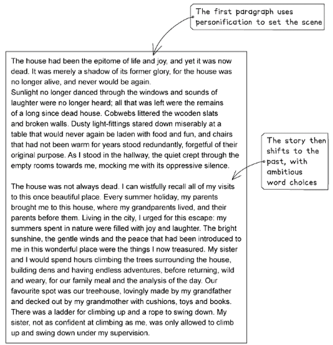 Demo Answer: Narrative Writing | English Language for GCSE/IGCSE - Class 10