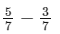 Addition and Subtraction of Fractions - Year 7