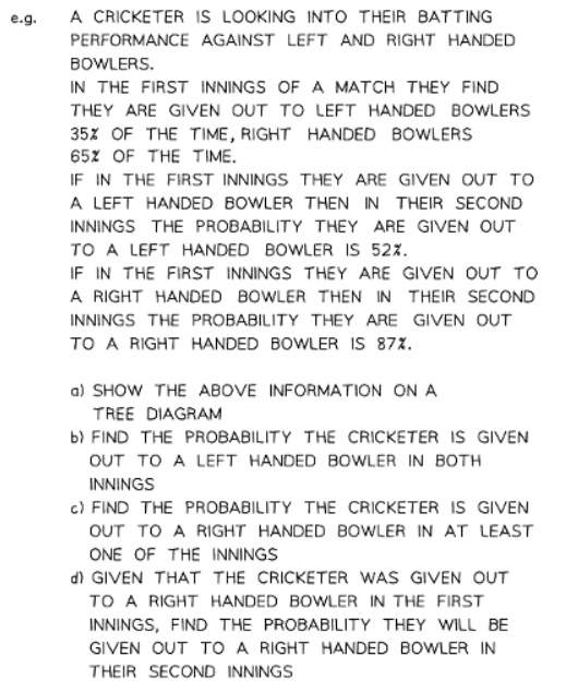 Probability Tree Diagrams | Mathematics for GCSE/IGCSE - Class 10