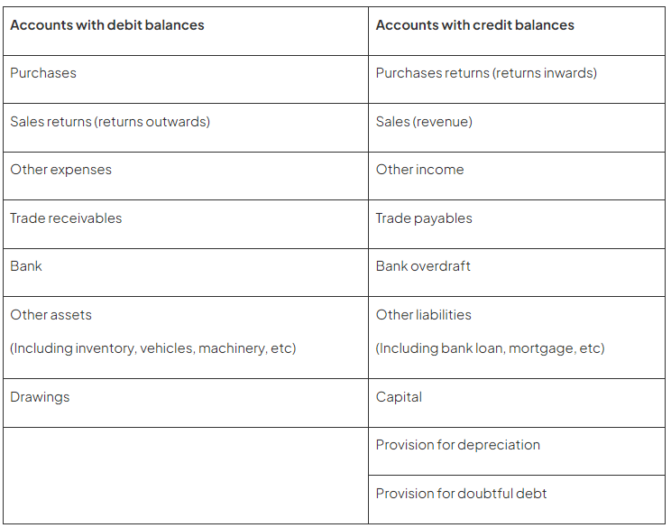 The Trial Balance | Accounting for GCSE/IGCSE - Year 11
