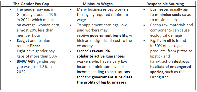 Ethical Issues to Consider | Business Studies for GCSE/IGCSE - Class 10