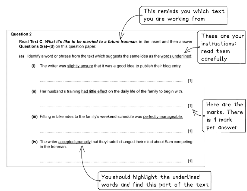 Answering the Question 2: Short Answer Questions | English Language for GCSE/IGCSE - Class 10