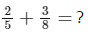 Addition and Subtraction of Fractions - Year 7