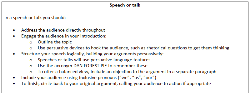 Question 1 Directed Writing: How to Write a Speech | English Language for GCSE/IGCSE - Year 11