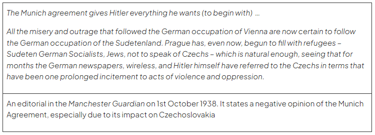 How Did Appeasement Work in Practice? | History for GCSE/IGCSE - Year 11