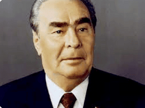 Soviet leader: Leonid Brezhnev