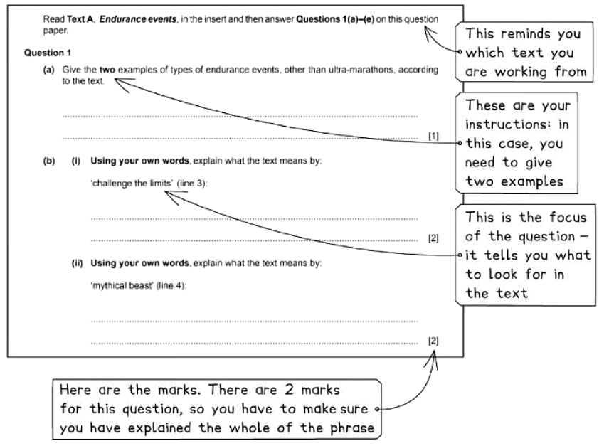 Answering the Question 1: Comprehension | English Language for GCSE/IGCSE - Class 10
