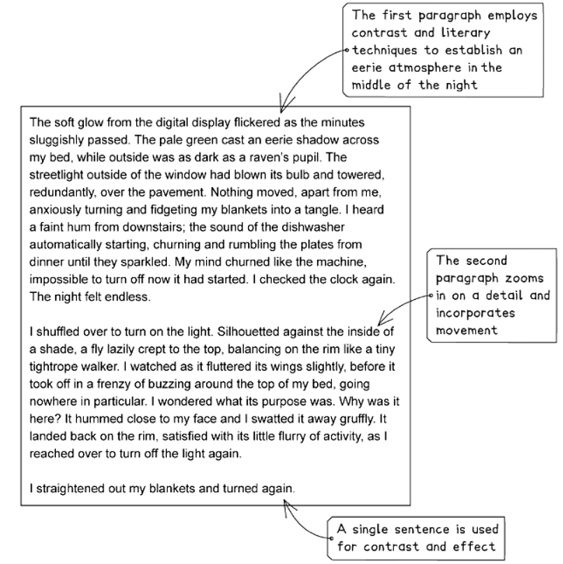 Demo Answer: Descriptive Writing | English Language for GCSE/IGCSE - Class 10