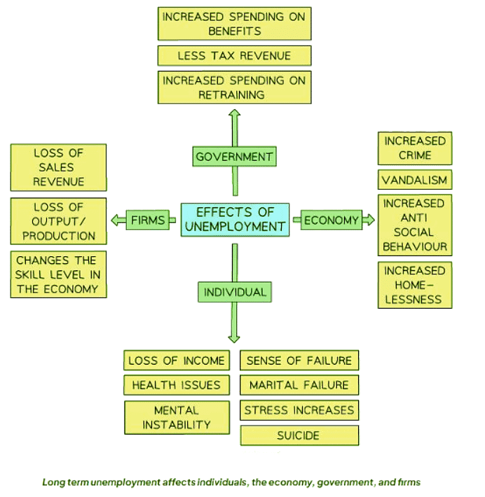 Consequences of Unemployment | Economics for GCSE/IGCSE - Class 10
