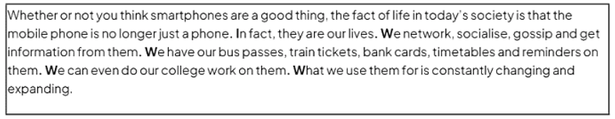 Sentence demarcation