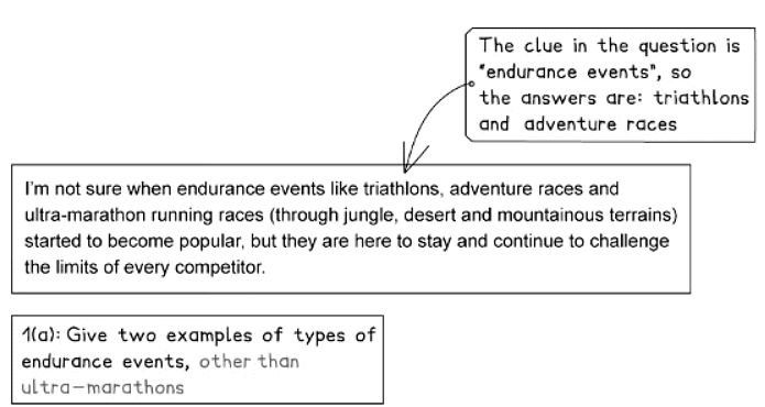 Question 1 Comprehension: Demo Answer | English Language for GCSE/IGCSE - Class 10