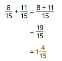 Addition and Subtraction of Fractions - Year 7