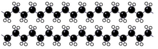 Thermosoftening plastics have no cross links between the polymer molecules