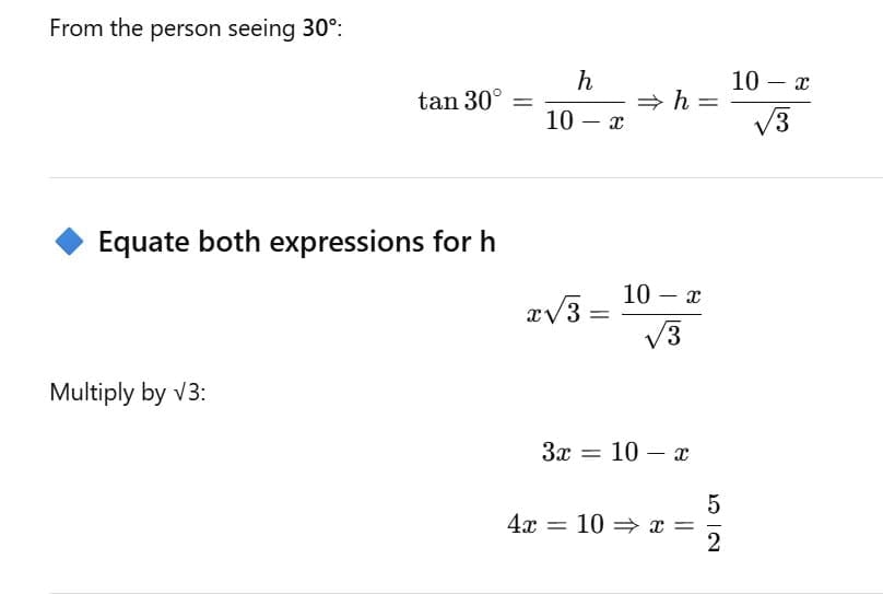 Trigonometry: Solved Examples