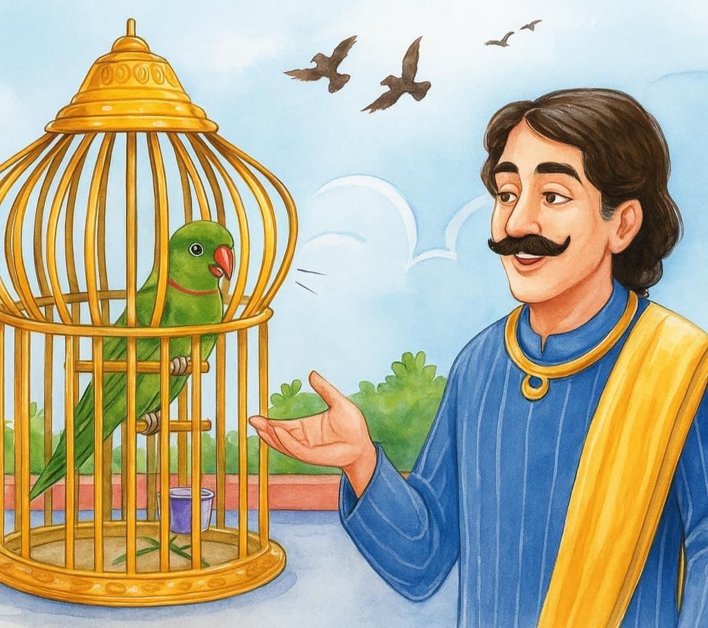 The Wise Parrot Chapter Notes | English Santoor Class 5 - New NCERT