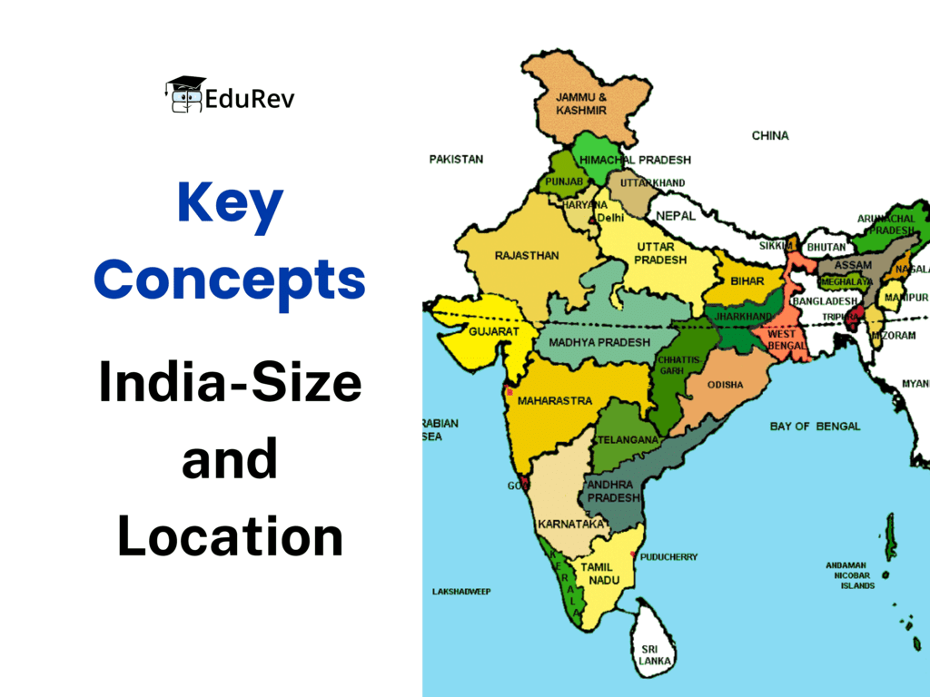 Key Concepts: India - Size And Location | Social Studies (SST) Class 9