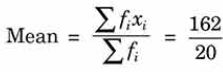 NCERT Solutions for Class 10 Maths Chapter 13 - Statistics (Exercise 13.1)
