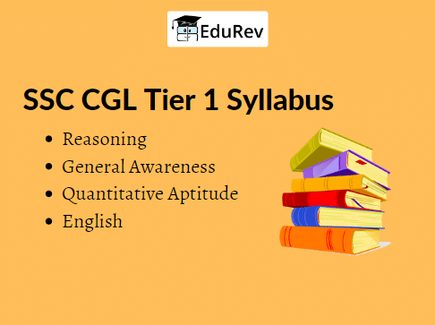 SSC CGL Tier 1 Syllabus