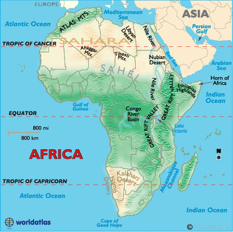Geography of Africa- 1 | Famous Books for UPSC Exam (Summary & Tests)