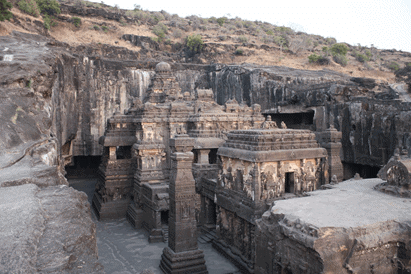 एलोरा, कैलाश मंदिर (गुफा 16)
