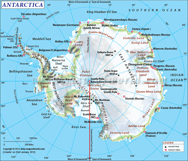 Geography of Antarctica | Geography for UPSC CSE