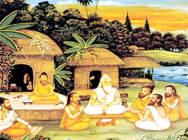 A pathshala in Vedic Age